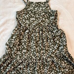GAP Kids Olive Floral Dress